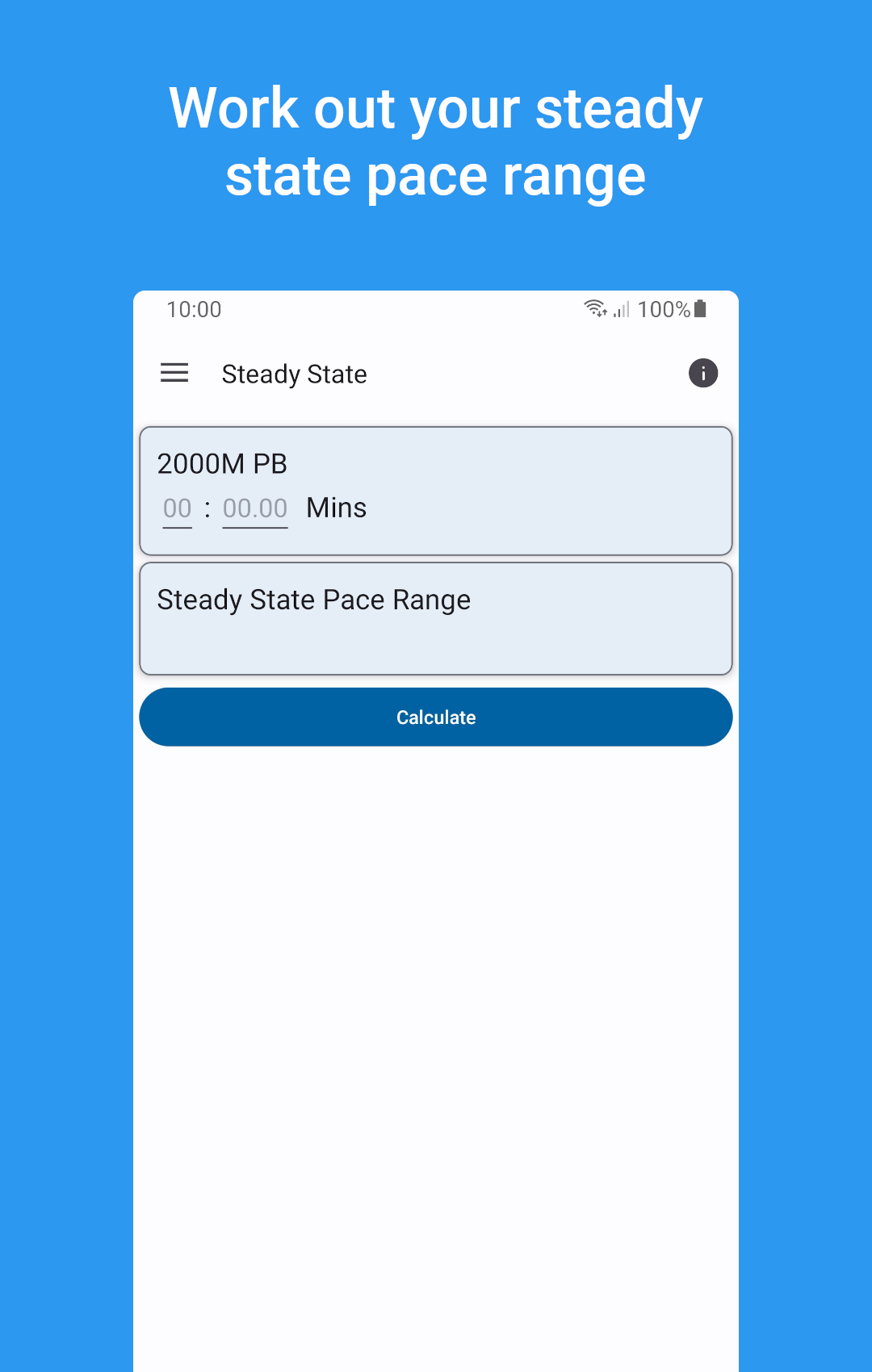 Rower Stuff App Screen 2